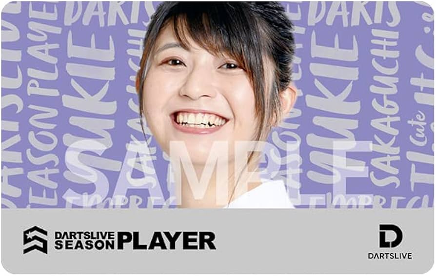 Amazon | ダーツライブカード DARTSLIVE PLAYER GOODS 第二弾 坂口優希