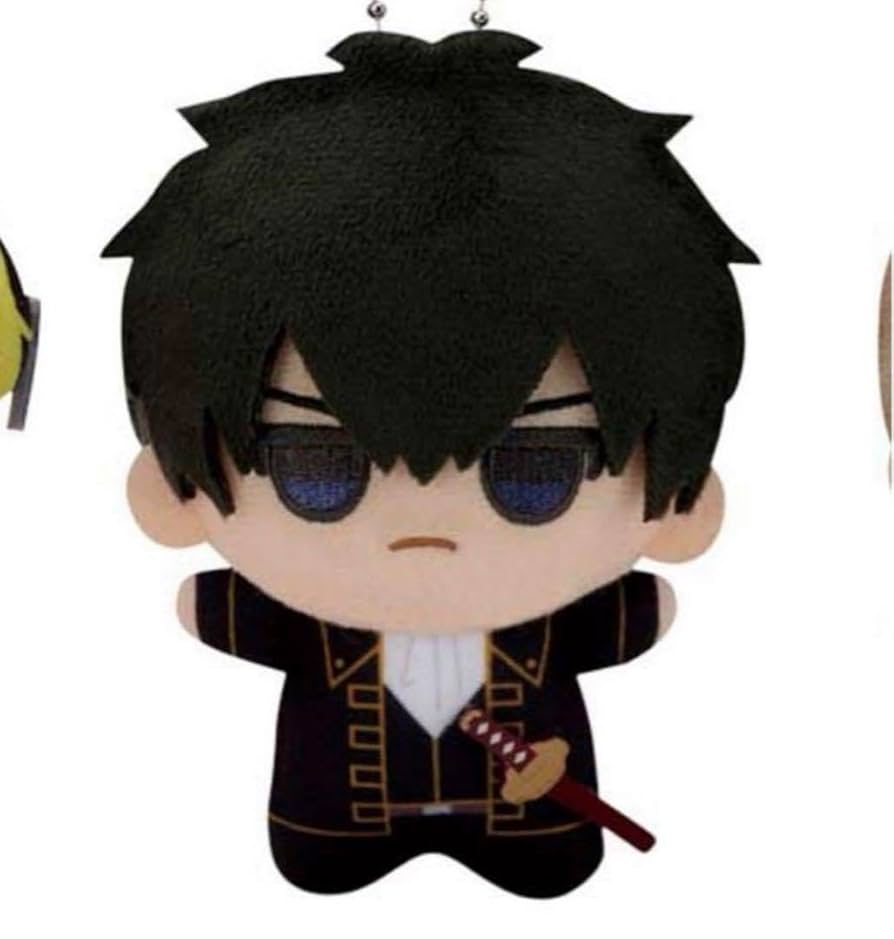 銀魂 銀時 土方 ぬいぐるみポーチ 銀魂 銀時 土方 ぬいぐるみポーチ