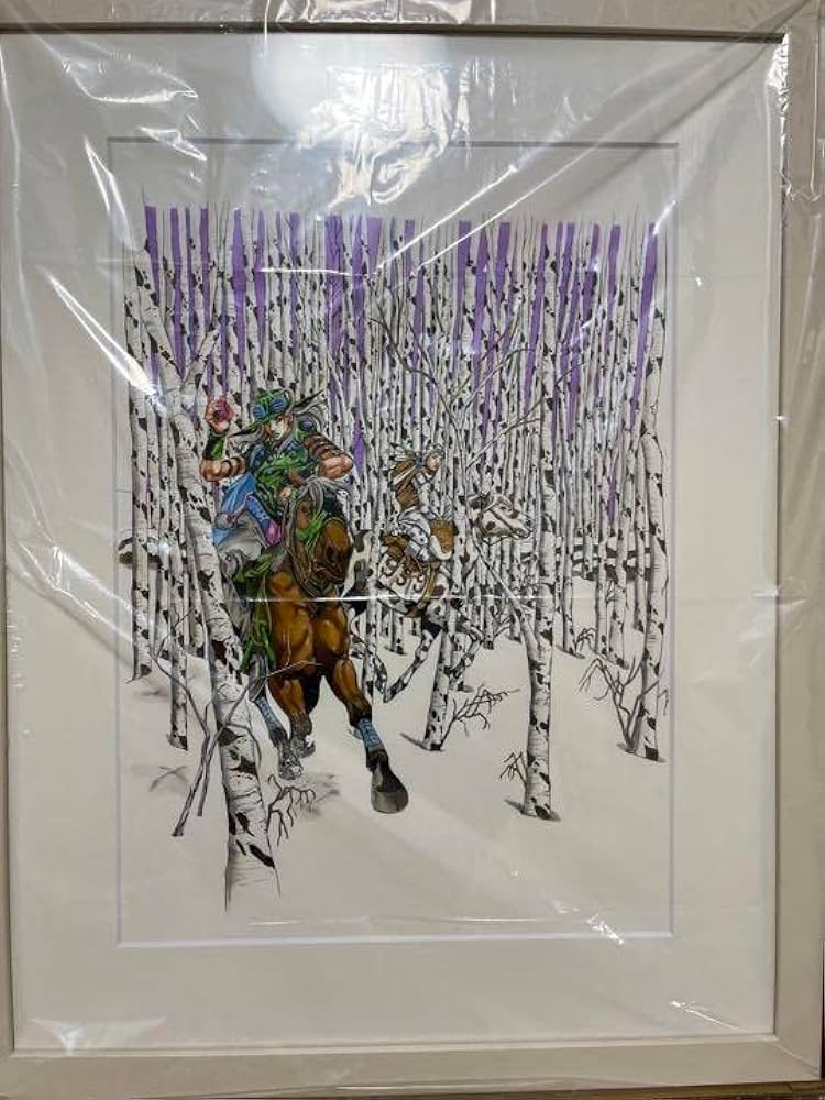 ジョジョ展 複製原画 スティール・ボール・ラン Amazon.co.jp: 高級