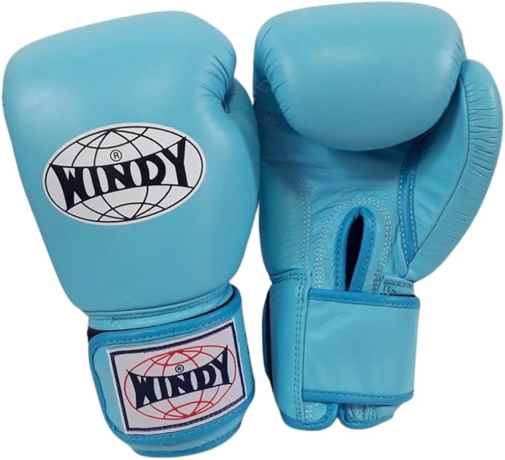 Amazon | WINDY ボクシンググローブ BGVH ライトブルー 本革 スパー