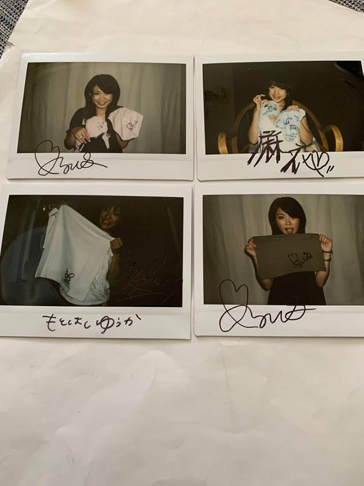 サイン入りポラロイド写真 Not YET アイドルグッズ