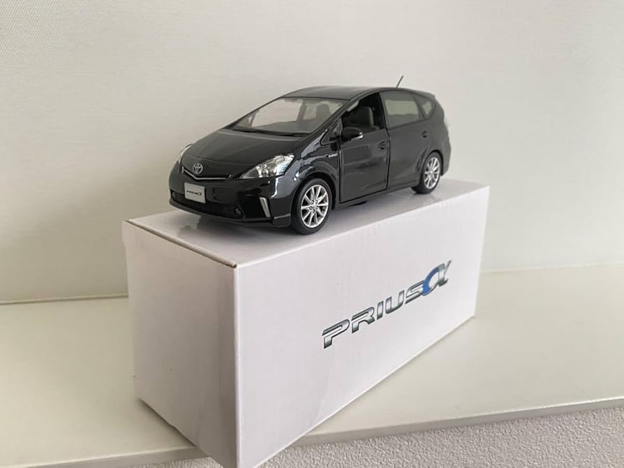 プリウスα ミニカー カラー見本 サンプル ブラック 202 非売品 PRIUSα