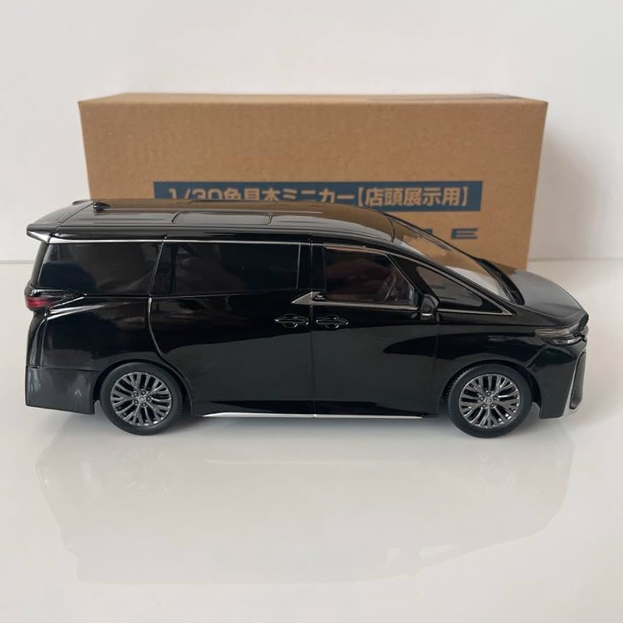 新型 ヴェルファイア カラーサンプル ミニカー 40型ブラック 色見本 1