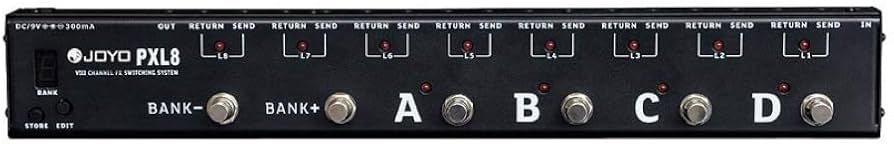 Amazon | JOYO スリム プログラマブル スイッチャー 4ch X 8 Bank PXL