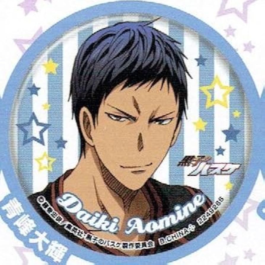 黒子のバスケ青峰大輝缶バッジ