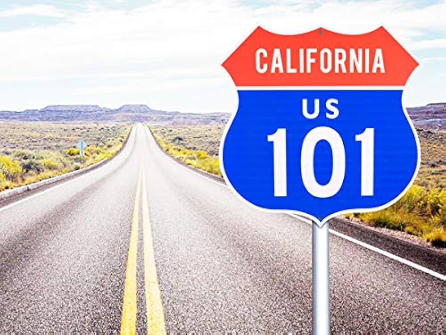 Amazon.co.jp: アメリカン トラフィックサイン (カリフォルニア101) 46