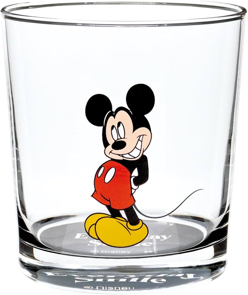 Amazon.co.jp: 大西賢製販 DISNEY ボトムカラーグラス MICKEY サイズ