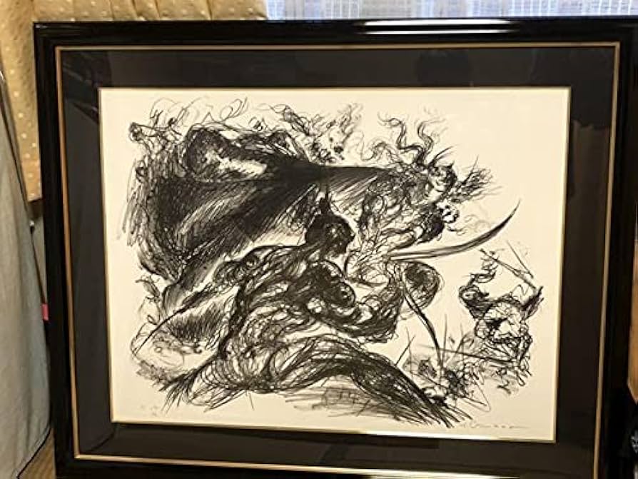 Amazon.co.jp: 天野喜孝 伝説 リトグラフ 超レア 絵画 : おもちゃ