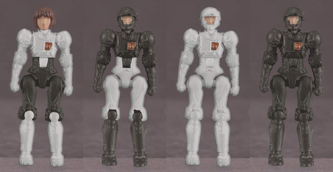 Amazon.co.jp: ダイアクロン DA-41 女性隊員セット : おもちゃ