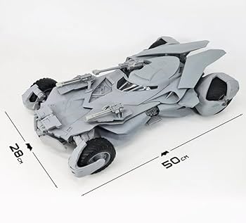 Amazon | 喜玩社 バットモービル 1/12 機甲 長さ50cm 内部構造付き