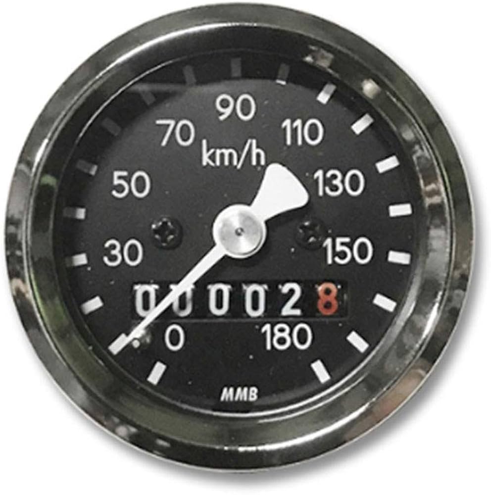 Amazon.co.jp: MMB ドイツ製 直径 48mm 機械式 スピードメーター 比率