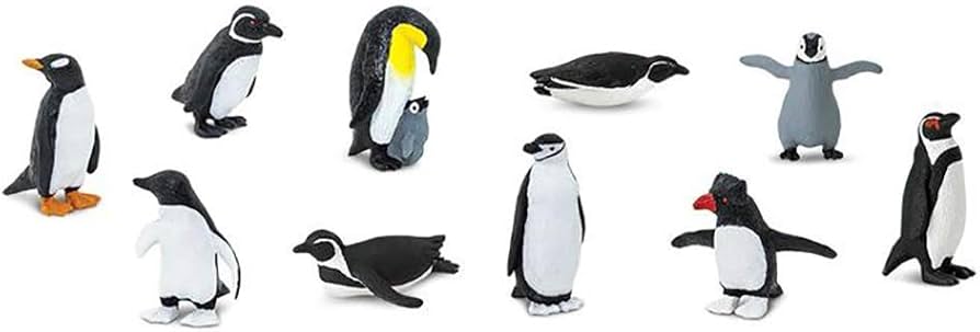 Amazon.com: Safari Ltd. Penguins Bulk Bag - Set of Miniature Toy