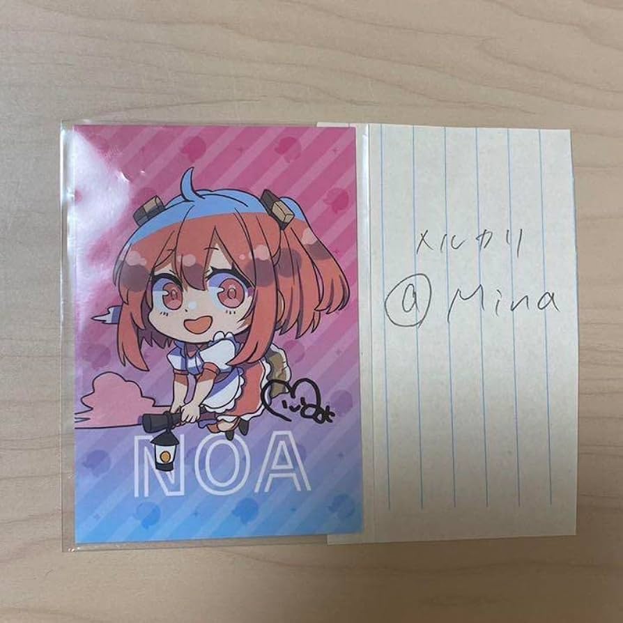 カラフルピーチ のあ サイン入り トレーディングカード ぷぴぱ Amazon