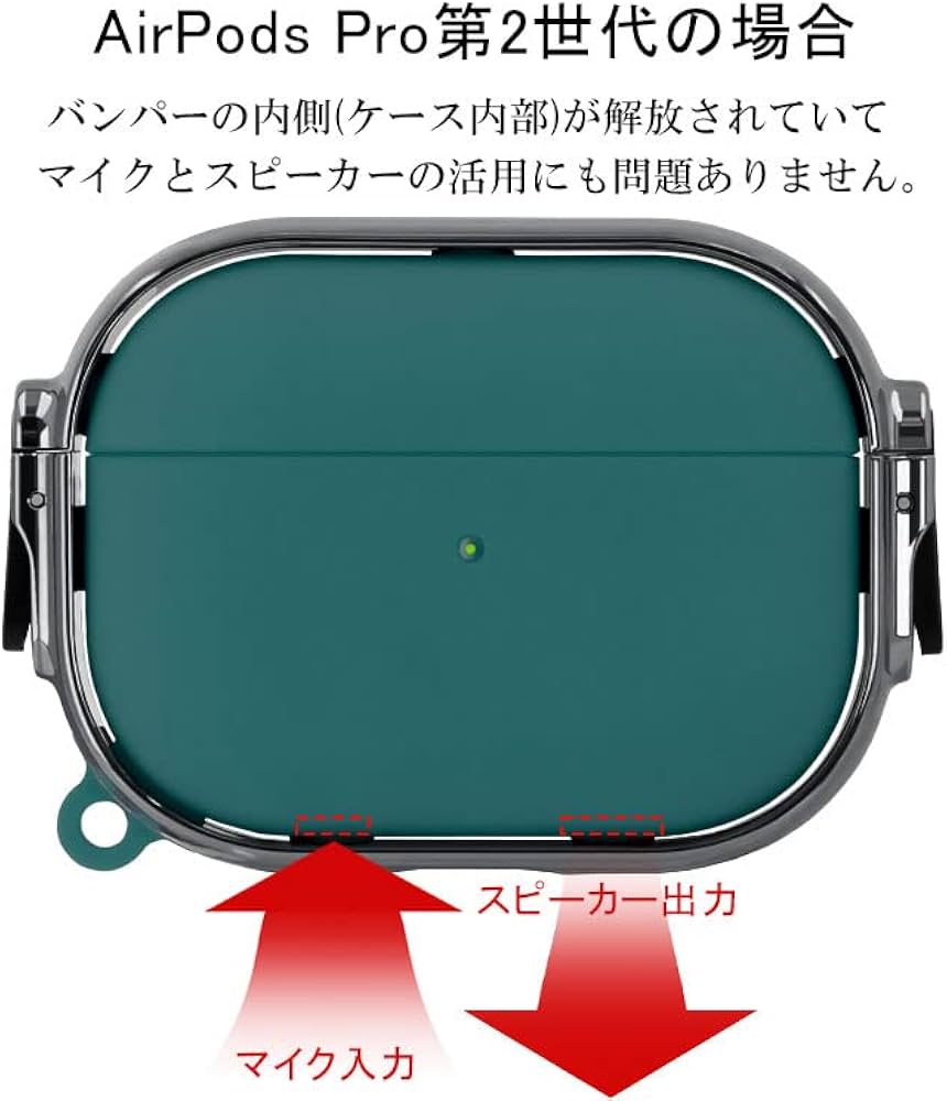 Amazon | ZENIX DESIGN TECH Airpods Pro 用 ケース 第1世代 カラビナ