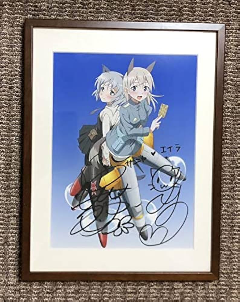 新品 エイラ＆サーニャ 直筆サイン入り複製原画 ストライク