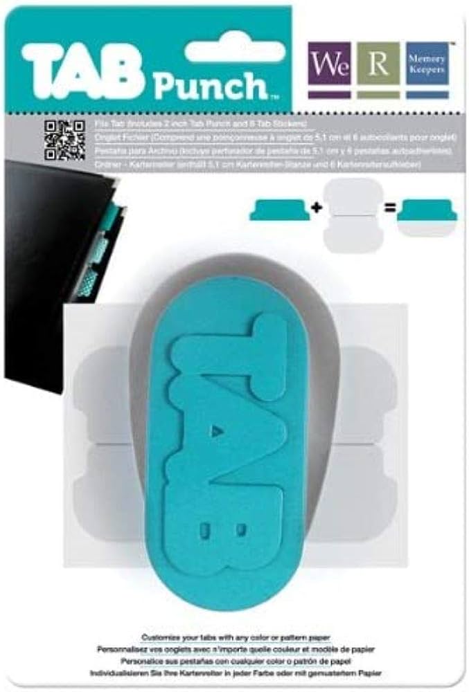 Amazon.co.jp: We R Memory Keepers クラフトパンチ インデックス タブ