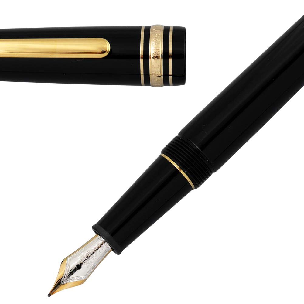 MONT BLANC ブラック 万年筆 Fペン先 P 145 106521 MONT BLANC