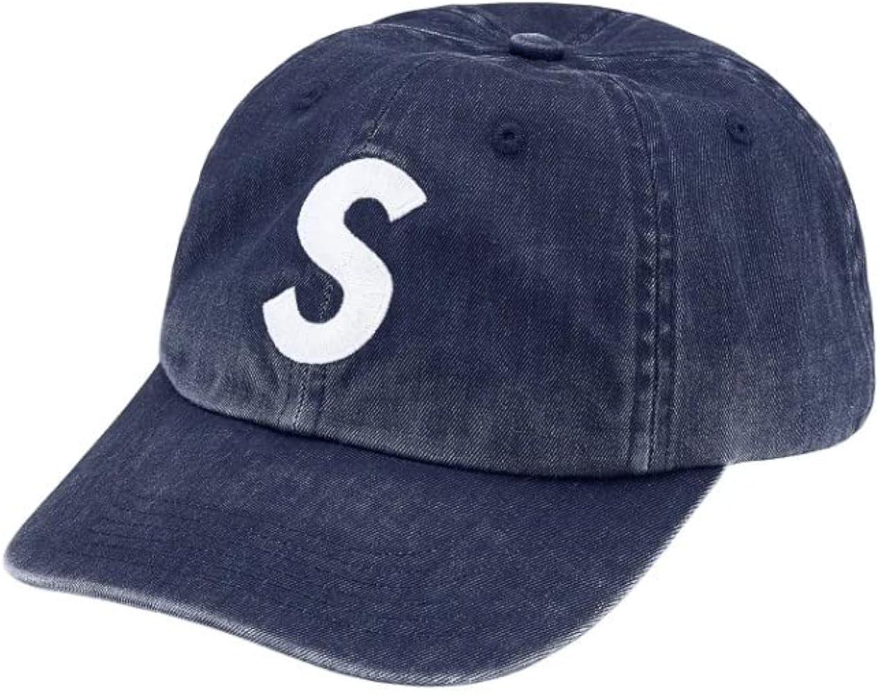 Amazon | [シュプリーム] Pigment Print S Logo 6-Panel Cap Indigo