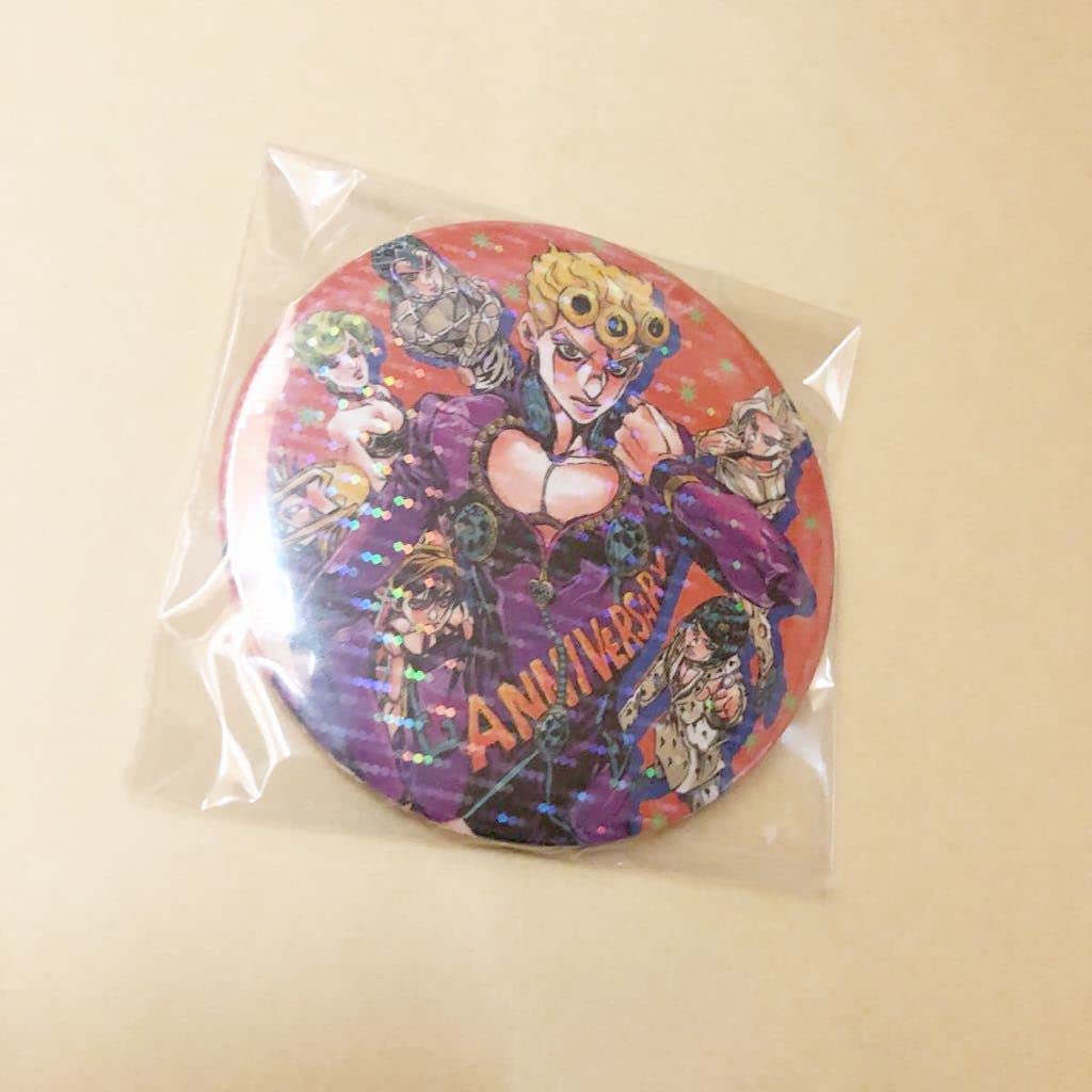 ジョジョの奇妙な冒険 缶バッチ ジョルノ ジョジョ展 黄金の風 5部 3点