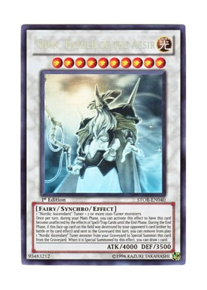 PSA10】極神聖帝オーディン ホログラフィックレア ホロ ゴーストレア