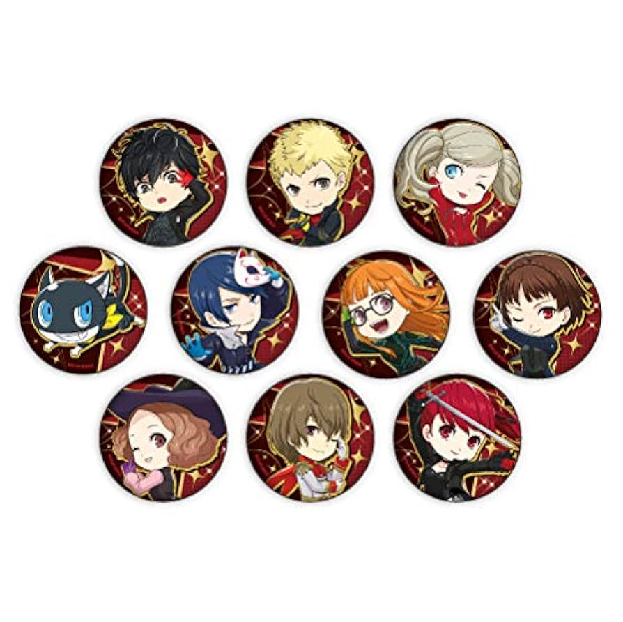 ペルソナ5 PERSONA 5 缶バッジ 全13種セット ペルソナ5 PERSONA 5 缶