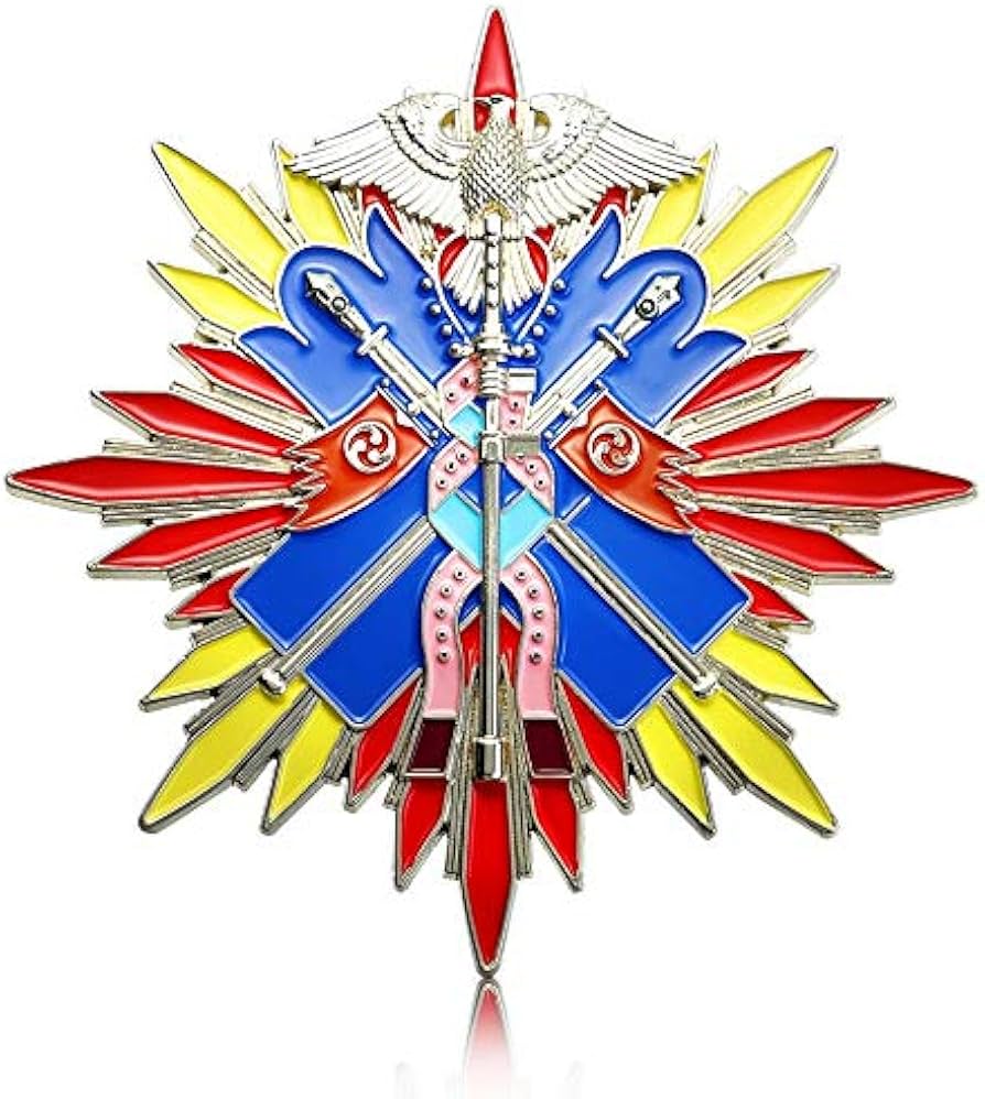 Amazon | Don Flyee 大型サイズ バッジ 合金製 功五級金鵄勲章 旧日本