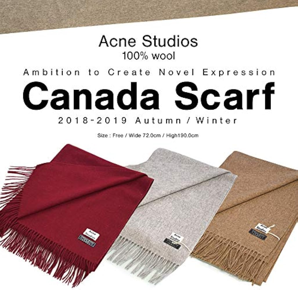 Amazon | Acne Studios(アクネ ストゥディオズ) マフラー レディース