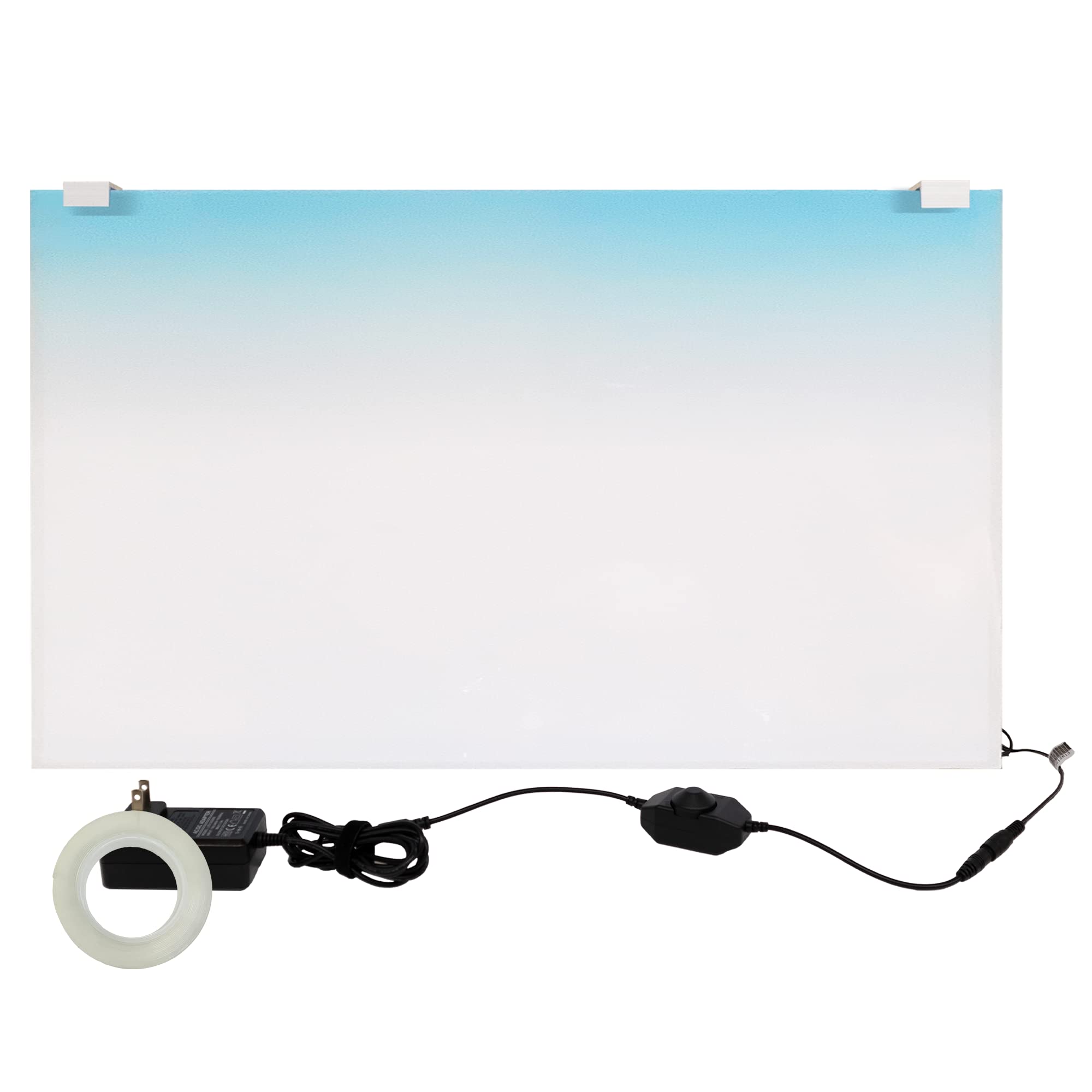 Amazon.co.jp: esAqua 水槽 バック スクリーン LEDライト PSE認証