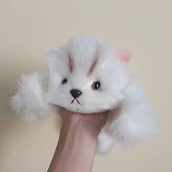 オオイケ ペルシャ猫 ぬいぐるみ 昭和レトロ 人形 ネコ 白猫 くたくた