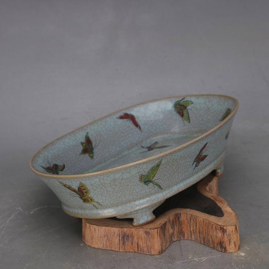 宋 天青釉透かし彫り三足薫香炉 香道具 現代工芸品 美術品 装飾品 置物