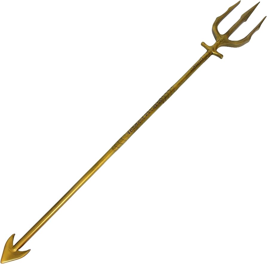 木製 武士像 三叉の槍 約30cm 木製 武士像 三叉の槍 約30cm 木製 武士