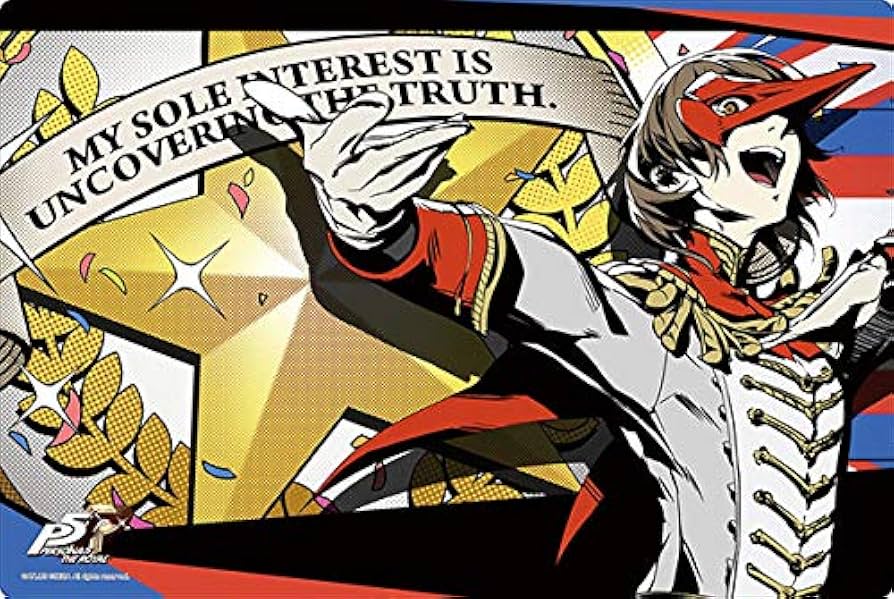 ペルソナ5 芳澤かすみ ヴァイオレット ラバーマット プレイマット 未