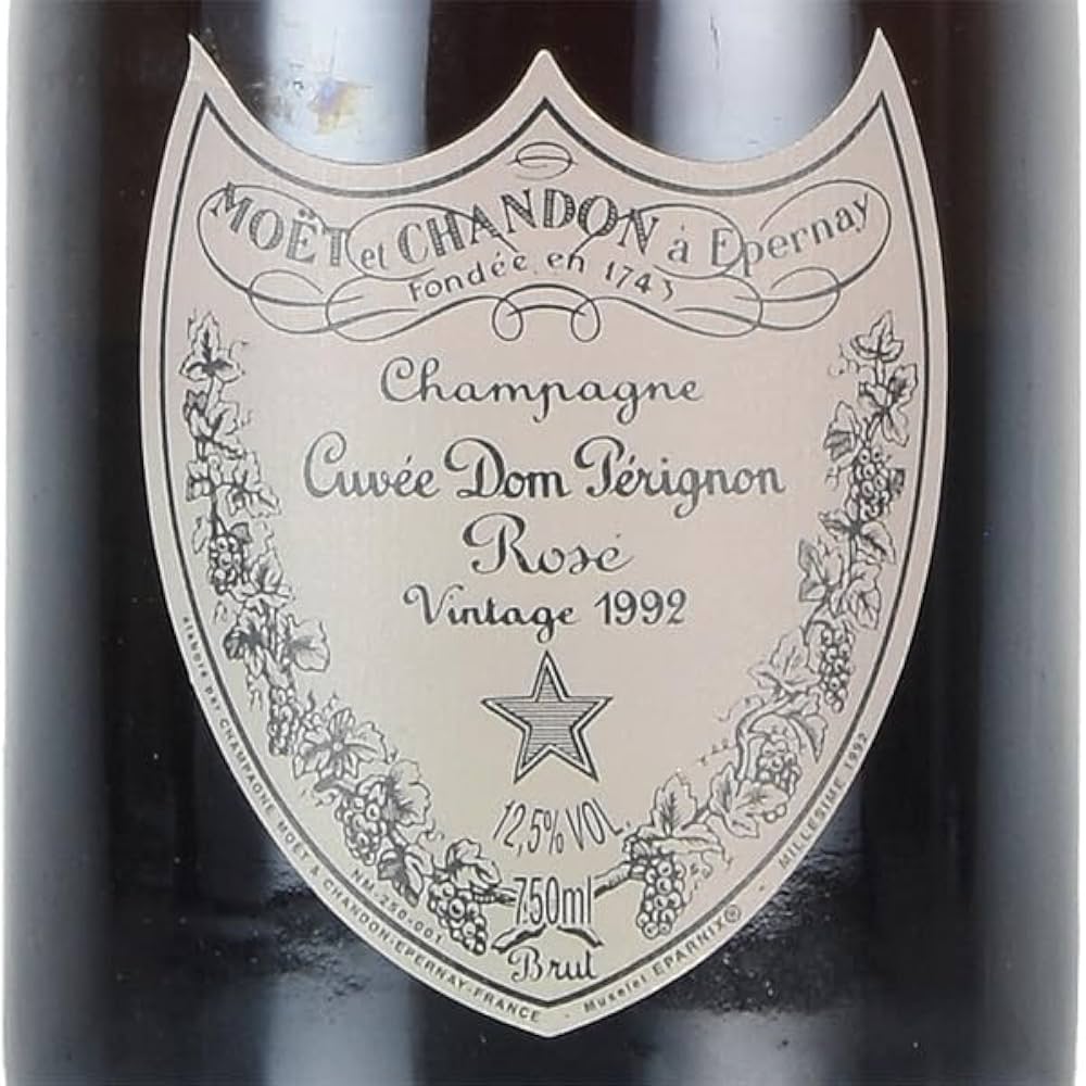 Amazon.co.jp: ドンペリ ドンペリニヨン ロゼ 1992 ラベル不良 ドン
