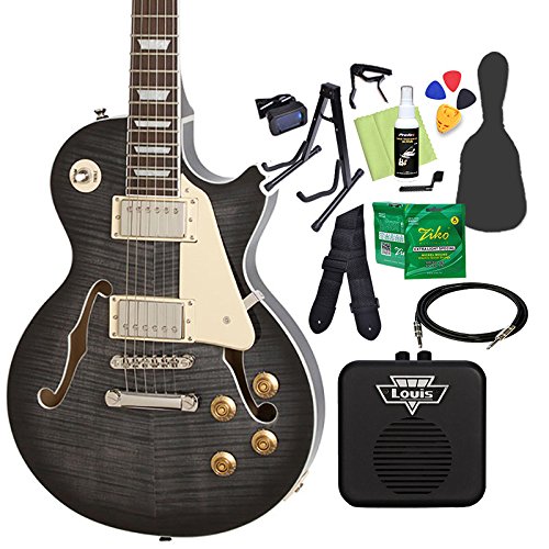 Amazon | Epiphone Les Paul ES PRO Trans Black エレキギター 初心者