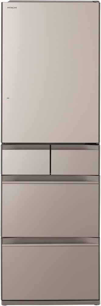 Amazon | 日立 冷蔵庫 幅60cm 470L クリスタルシャンパン R-HWS47N XN