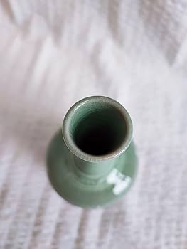 Amazon.co.jp: 韓国陶窯 東谷 金正黙 一輪挿し 花瓶 陶器 木箱 高麗