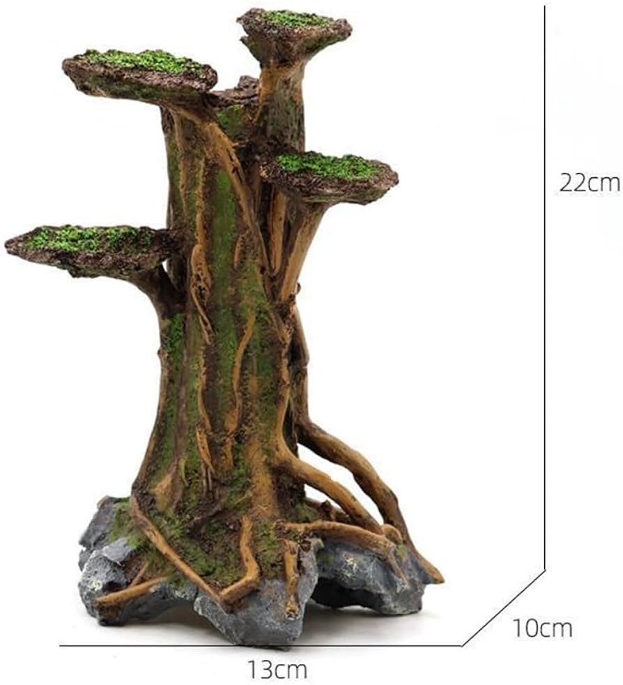 Amazon | tonntyann 爬虫類 登り木 流木 隠れ家 水槽 水槽装飾 樹脂