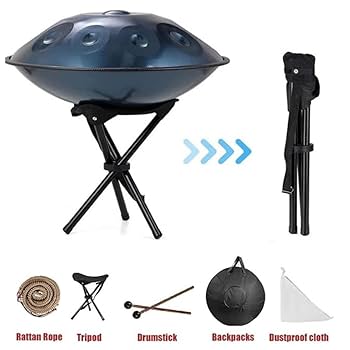 ハンドパン Handpan 56センチ 10音 ポータブルケース付き ハンドパン