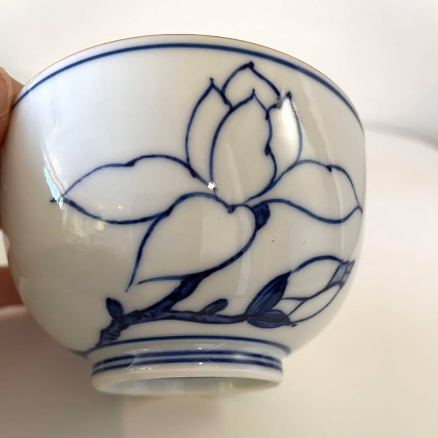 未使用保管品】京焼 清水焼 総峰 田中總次 湯呑み2個 木箱付き 2025年