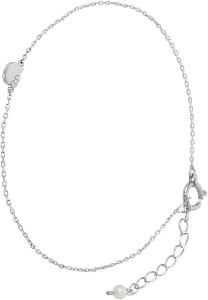 Amazon | ハローキティ プラチナ あこやパール ブレスレット サンリオ