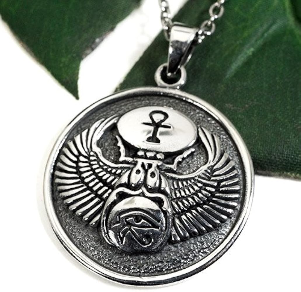 Amazon | 古代エジプト ホルスの眼(ウジャト) アンク スカラベ