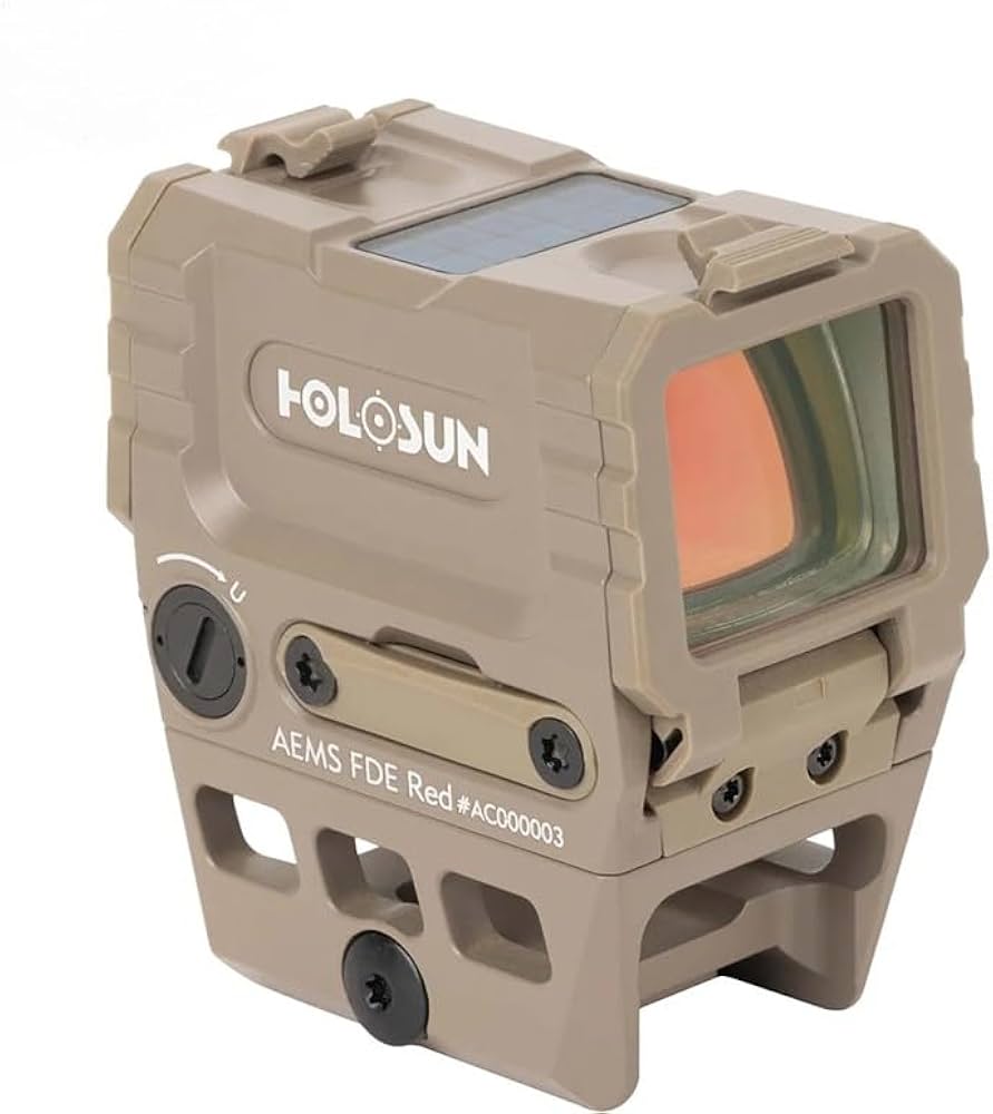 Amazon.co.jp: HOLOSUN AEMS 211311 FDE Red Micro Dot Sight