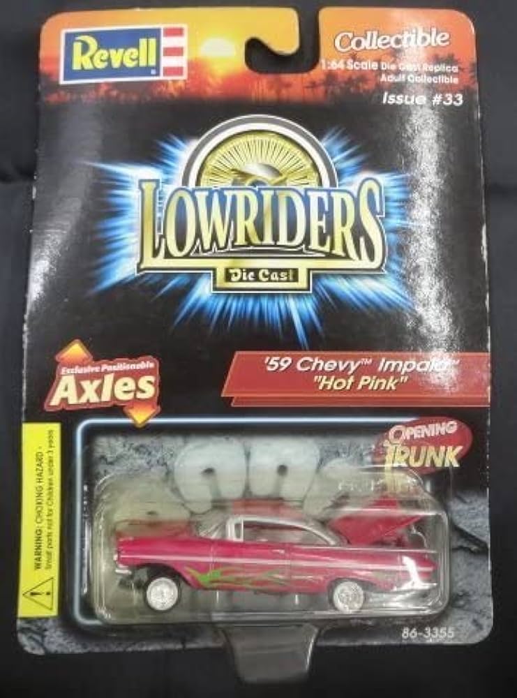 Amazon | 未開封 Revell 1/64 LOWRIDERS '59 Chevy Impala Hot Pink