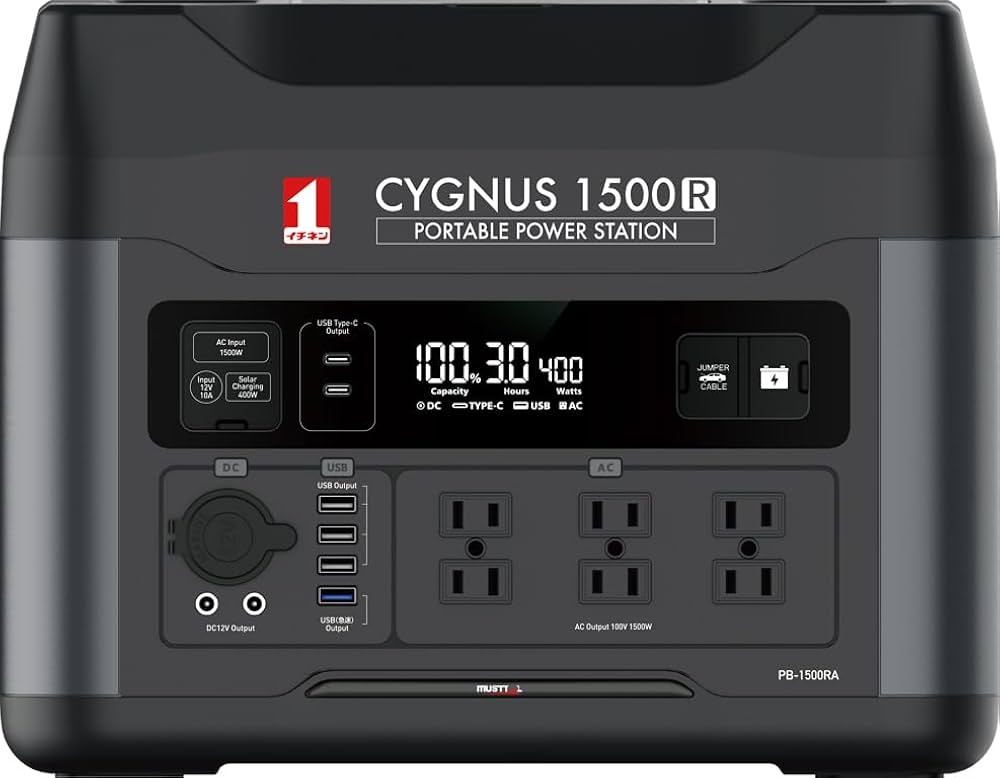 Amazon.co.jp: PB－1500RA ポータブル電源 CYGNUS