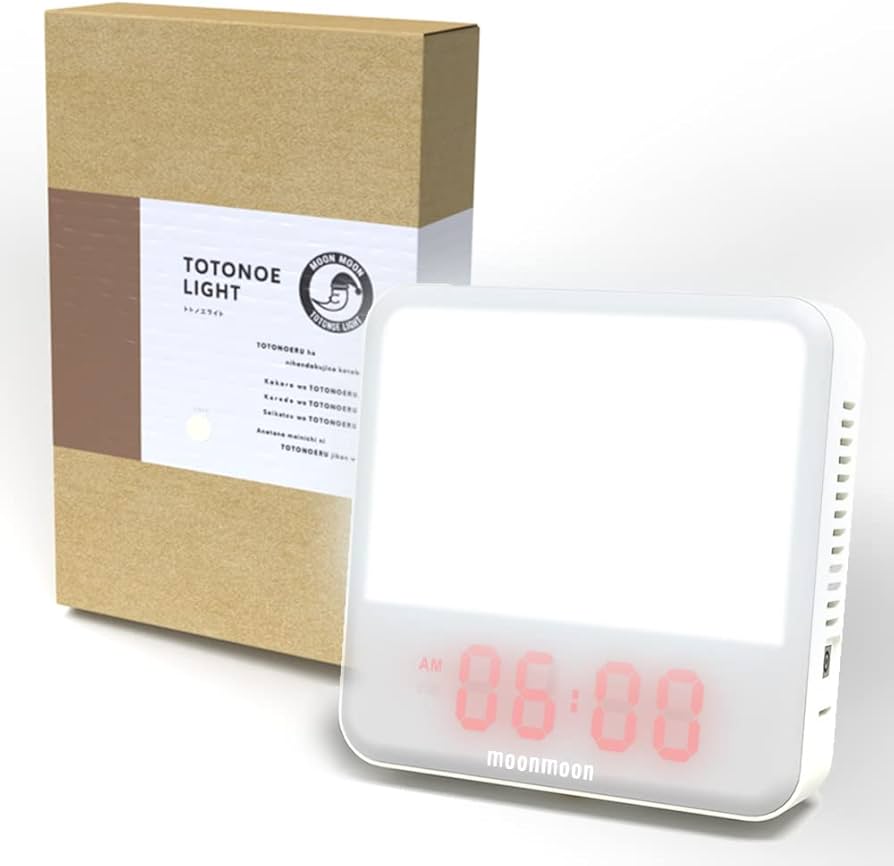 トトノエライト アイボリー 起立性調節障害 光時計 Amazon.co.jp