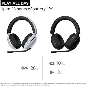 Amazon.com: Sony INZONE H5 Wireless Gaming Headset, 360 Spatial