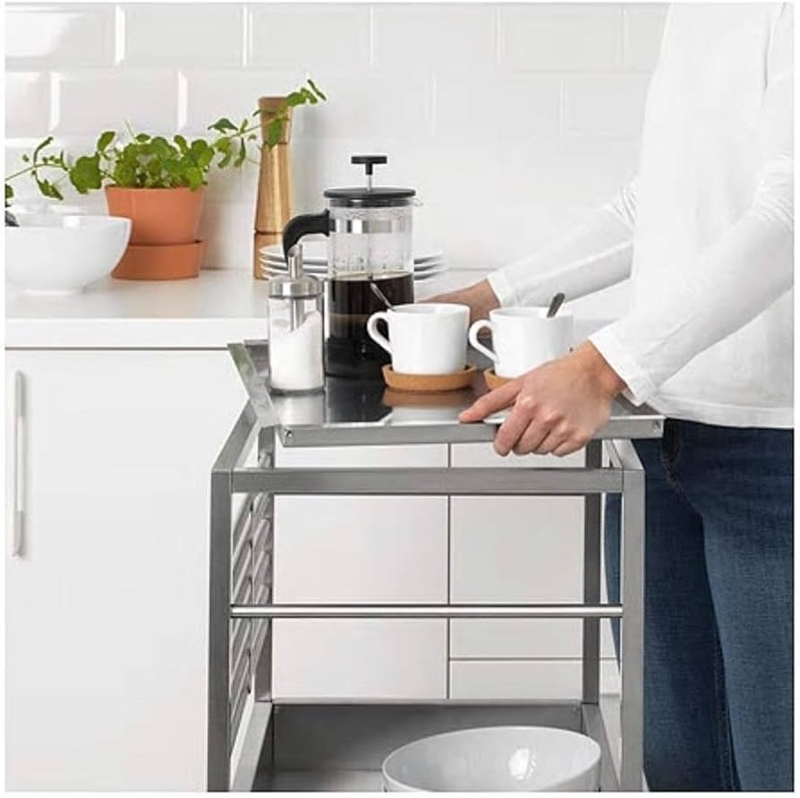 Amazon.co.jp: IKEA/イケア KUNGSFORS：キッチンワゴン60x40 cm