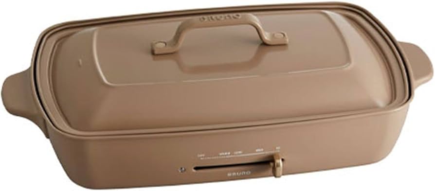 Amazon | BRUNO ホットプレート グランデサイズ ベージュ系 その他