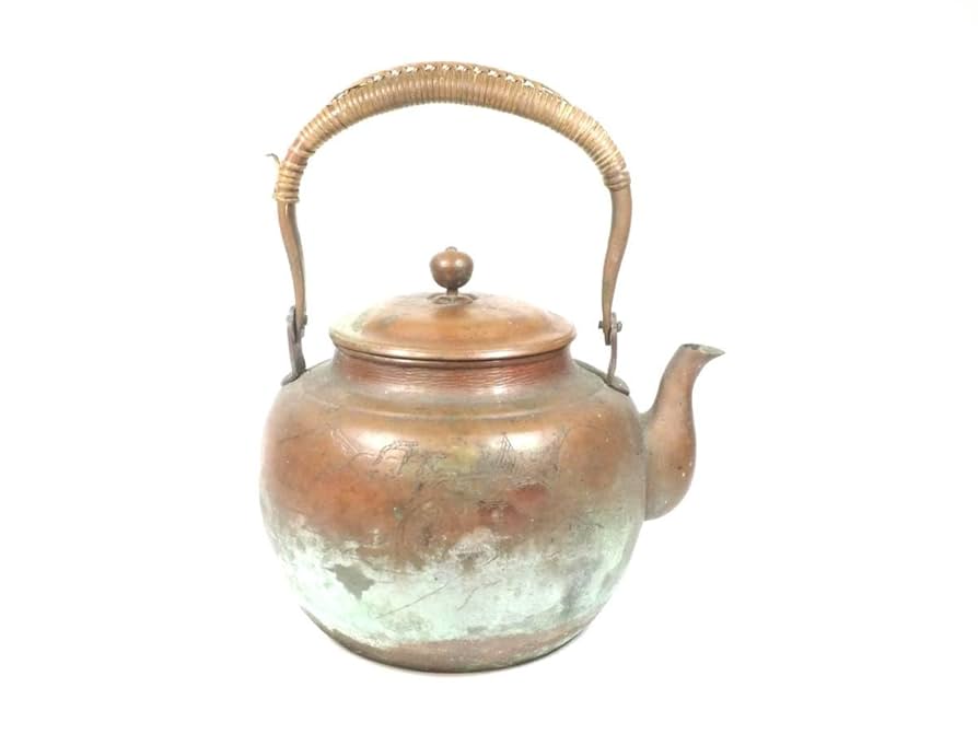 銅 やかん 骨董 茶道 茶道具 薬缶 水注