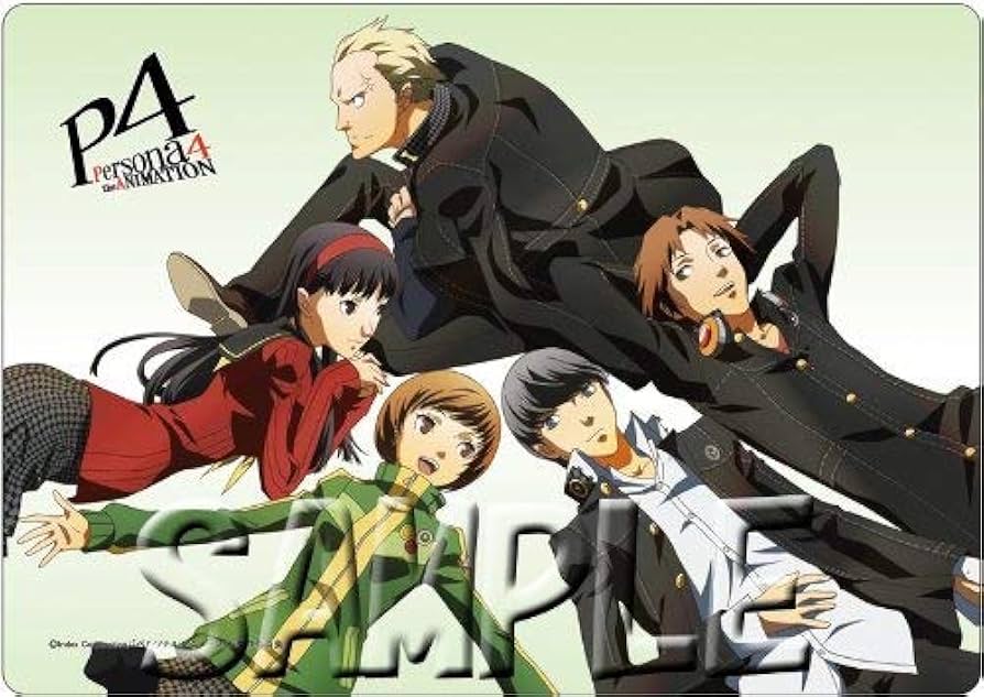 ペルソナ4 2014年 ニコカフェ A3サイズ ランチョンマット 足立透 鳴上